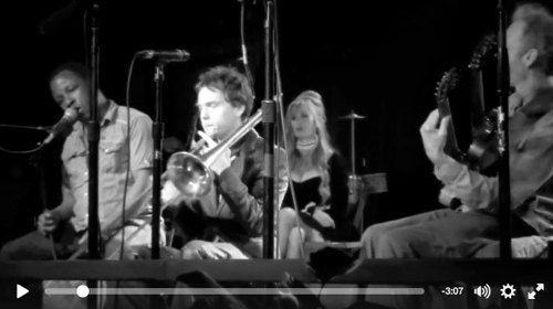 We finish it off with a clip from our Belly Up gig a few weeks back. It's Leonard and I with a special trombone appearance from Paul Nowell. The tune is "Do You Know What it Means to Miss New Orleans?" and it's a cool moment of music. 
