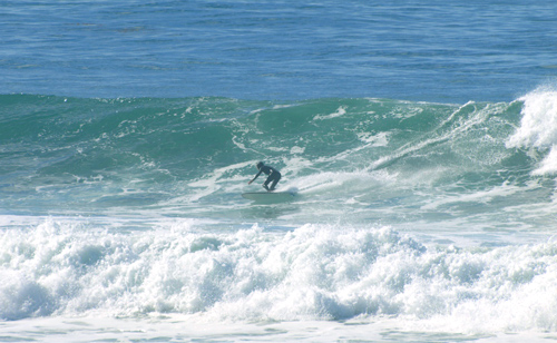 PS surfing Beacons last week.  photo by Paul Fleck